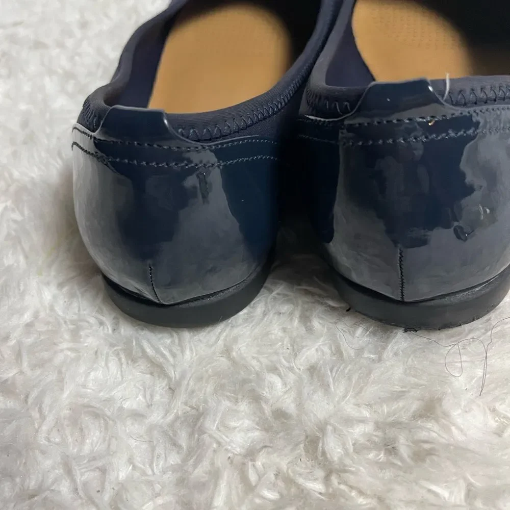 Comfortview Women's Wide Width The Lyra Flat Shoes Navy Size 12M